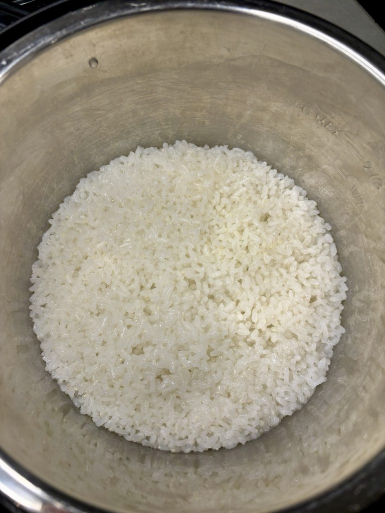 Cook the sushi rice
