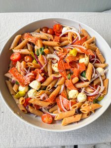 high protein pasta salad