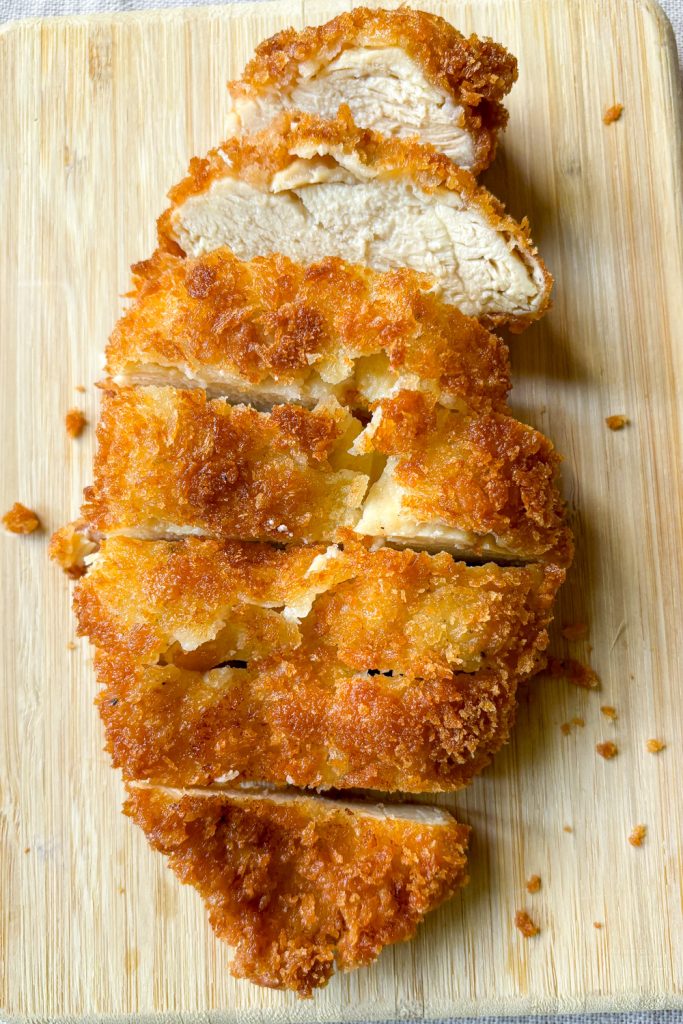 sliced chicken katsu