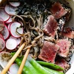 Soba Noodles with Seared Tuna Tataki (Refreshing Summer Bowl)